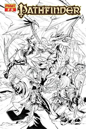 Pathfinder #8 Cover C Incentive Carlos E Gomez Black & White Cover