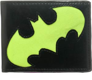 DC Comics Bi-Fold Reveal Wallet - Batman Symbol Black