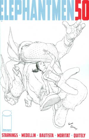 Elephantmen #50 Cover B Incentive Frank Quitely Sketch Cover
