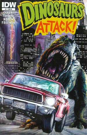 Dinosaurs Attack #1 Cover B Incentive JK Woodward Variant Cover