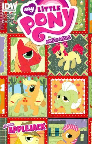 My Little Pony Micro-Series #6 Applejack Cover A Regular Amy Mebberson Cover