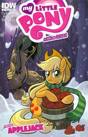 My Little Pony Micro-Series #6 Applejack Cover B Regular Brenda Hickey Cover