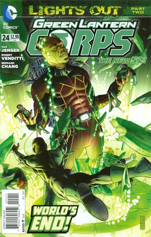 Green Lantern Corps Vol 3 #24 Cover A Regular JG Jones Cover (Lights Out Part 2)