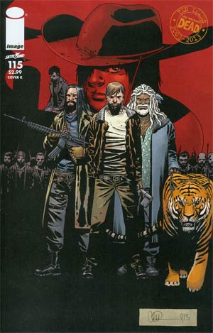 Walking Dead #115 Cover K Connecting Cover Year 10