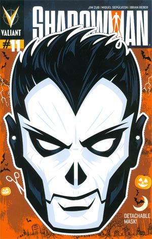 Shadowman Vol 4 #11 Cover B Variant Halloween Mask Cover