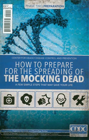 Mocking Dead #2 Cover A 1st Ptg Regular Bill Tortolini Zombie Caution Cover