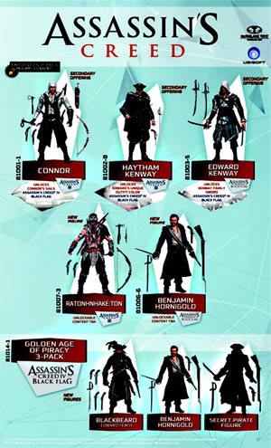 Assassins Creed Game Launch Series 1 Haytham Kenway Action Figure Case