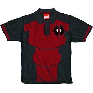 Deadpool Pool Polo Shirt Large