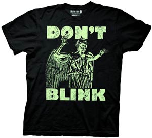 Doctor Who Dont Blink Glow-In-The-Dark Previews Exclusive T-Shirt Large