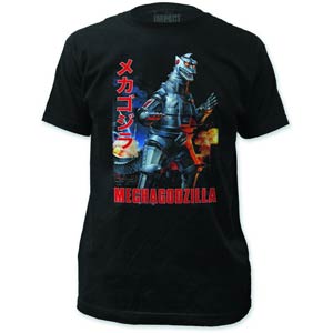 Godzilla Mechagodzilla Previews Exclusive Black T-Shirt Large
