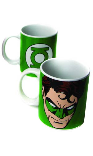 DC Heroes 12-Ounce Coffee Mug - Green Lantern Face