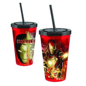 Iron Man 18-Ounce Acrylic Travel Cup