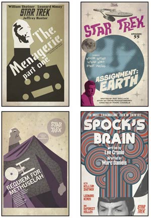 Star Trek The Original Series Art Prints Set 10