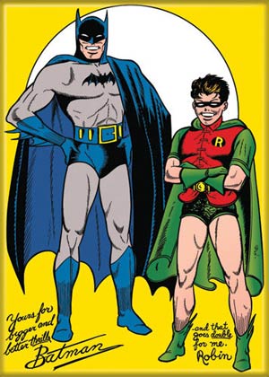 DC Comics 2.5x3.5-inch Magnet - Batman And Robin (21212DC)