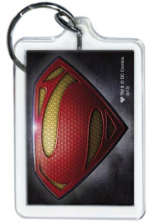 Superman Man Of Steel Keychain - Superman Chest Symbol (65989KR)