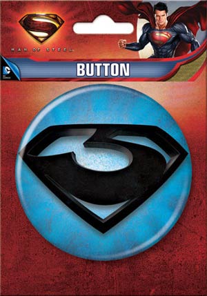 Superman Man Of Steel 3-inch Button - Zod Logo (97166)