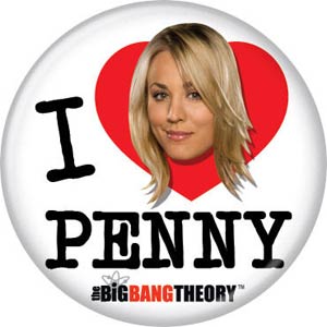 Big Bang Theory 1.25-inch Button - I Heart Penny (82318)