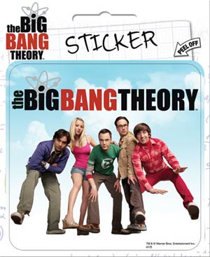 Big Bang Theory 4.5x5.5-inch Sticker - Big Bang Theory Cast (45223S)