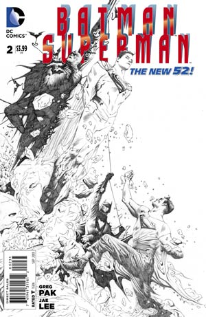 Batman Superman #2 Cover E Incentive Jae Lee Sketch Cover
