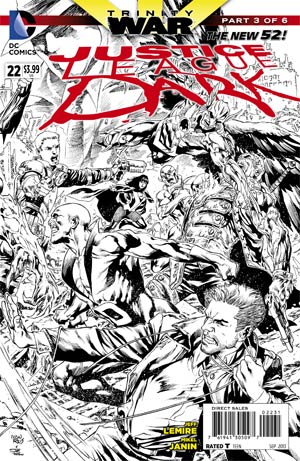 Justice League Dark #22 Cover C Incentive Ivan Reis Sketch Cover (Trinity War Part 3)