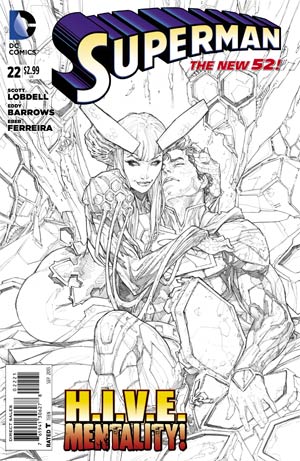 Superman Vol 4 #22 Cover B Incentive Kenneth Rocafort Sketch Cover