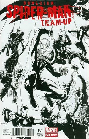 Superior Spider-Man Team-Up #1 Cover E Incentive Paolo Rivera Sketch Cover