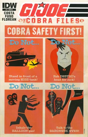 GI Joe Cobra Files #4 Cover C Incentive CobraGraphic Variant Cover