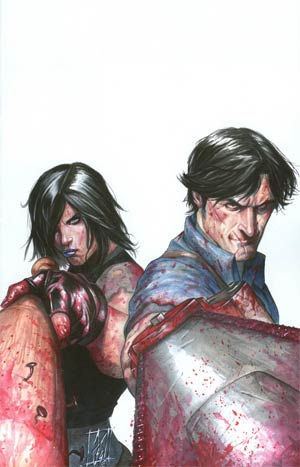 Army Of Darkness vs Hack Slash #1 Cover F Incentive Stefano Caselli Virgin Cover