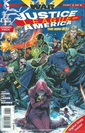 Justice League Of America Vol 3 #6 Cover C Combo Pack Without Polybag (Trinity War Part 2)