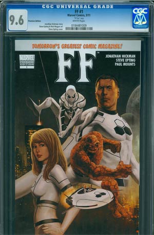 FF #1 Cover K Premiere Edition CGC 9.6