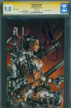 Shahrazad #0 Cover D C2E2 Eric Basaldua Exclusive Variant Signed By Eric Basaldua CGC 9.8