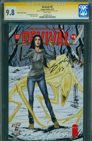 Revival #9 Cover B CBLDF Variant Cover Signed By Tim Seeley & Mike Norton CGC9.8