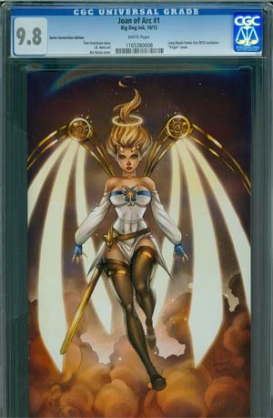 Joan Of Arc From The Ashes #1 Long Beach Comic Con Ale Garza Exclusive Virgin Cover CGC 9.8