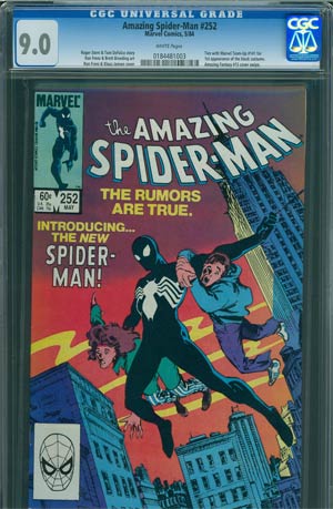 Amazing Spider-Man #252 Cover F CGC 9.0