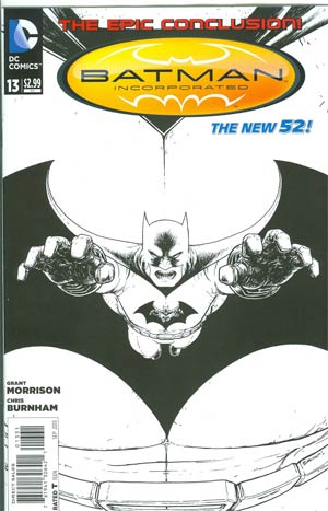 Batman Incorporated Vol 2 #13 Cover E Incentive Chris Burnham Sketch Cover