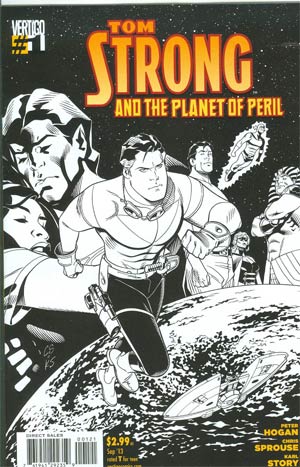 Tom Strong And The Planet Of Peril #1 Cover B Incentive Chris Sprouse Sketch Cover