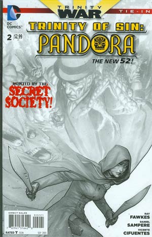 Trinity Of Sin Pandora #2 Cover B Incentive Ryan Sook Sketch Cover (Trinity War Tie-In)