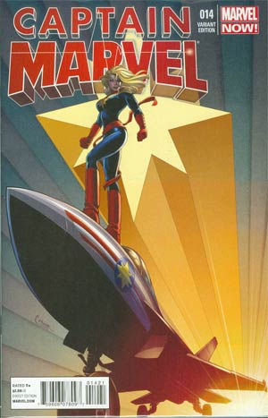 Captain Marvel Vol 6 #14 Cover B Incentive Amanda Conner Variant Cover (Enemy Within Part 5)