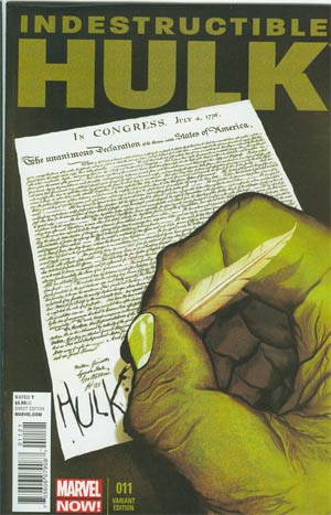 Indestructible Hulk #11 Cover B Incentive Time Travel Variant Cover