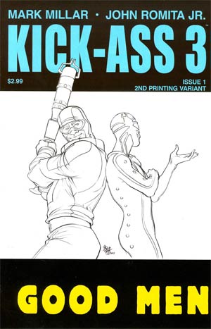 Kick-Ass 3 #1 Cover K 2nd Ptg Variant Pasqual Ferry Cover