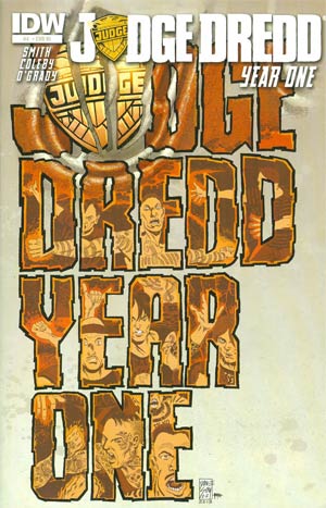 Judge Dredd Year One #4 Cover B Incentive Dave Sim Variant Cover