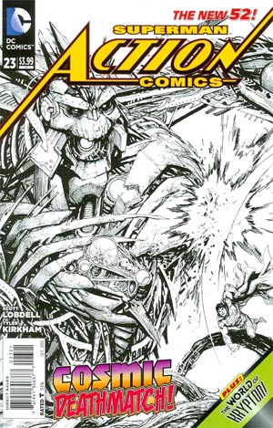 Action Comics Vol 2 #23 Cover D Incentive Tyler Kirkham Sketch Cover