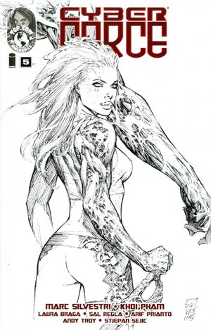 Cyberforce Vol 4 #5 Cover D Incentive Marc Silvestri Sketch Variant Cover