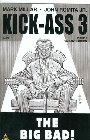 Kick-Ass 3 #2 Cover C Incentive John Romita Jr Sketch Cover