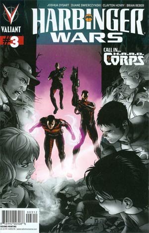 Harbinger Wars #3 Cover E 2nd Ptg