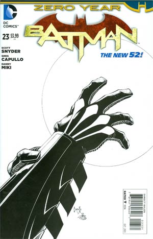 Batman Vol 2 #23 Cover E Incentive Greg Capullo Sketch Cover (Batman Zero Year Tie-In)