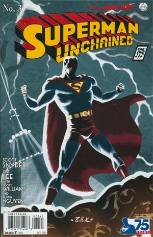 Superman Unchained #3 Cover E Incentive 75th Anniversary 1930s Variant Cover By Dave Bullock