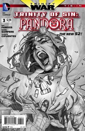 Trinity Of Sin Pandora #3 Cover B Incentive Ryan Sook Sketch Cover (Trinity War Tie-In)