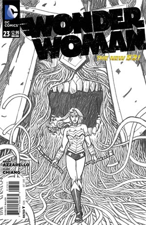 Wonder Woman Vol 4 #23 Cover B Incentive Cliff Chiang Sketch Cover