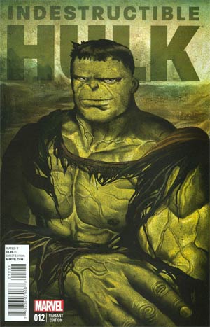 Indestructible Hulk #12 Cover B Incentive Mike Del Mundo Time Travel Variant Cover